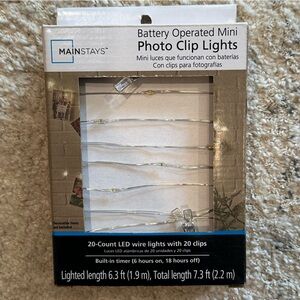 Battery Operated Mini Photo Clip Lights